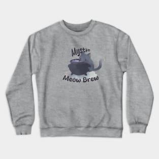 Mystic Meow Brew | Witch Cat Crewneck Sweatshirt